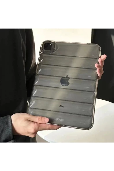 Apple Ipad Pro 11 Inç M2 Çip 4. Nesil 2022 Uyumlu Transparan Tarz Süper Lüx Tasarım Tablet Kılıfı