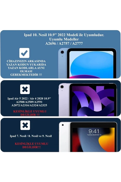 Apple Ipad 10. Nesil 2022 10.9" Nano Kırılmaz Ekran Koruyucu Kırılmaz Şeffaf Cam Koruyucu Tam Uyumlu - 3