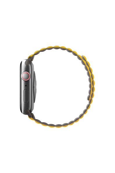 Apple Watch 49mm Ultra 2/1 - 46mm Seri 10 - 45mm Seri 9/8/7 - 44mm Seri SE2/SE/6/5/4 Kordon Kayış  Mustard Khaki - 7