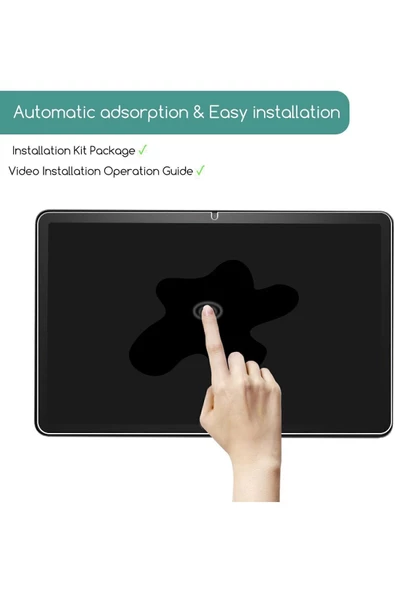 Samsung Galaxy Tab S9 Fe Plus 12.4 Inç Nano Kırılmaz Ekran Koruyucu Şeffaf Cam Tam Uyumlu Sm-x610 - 6