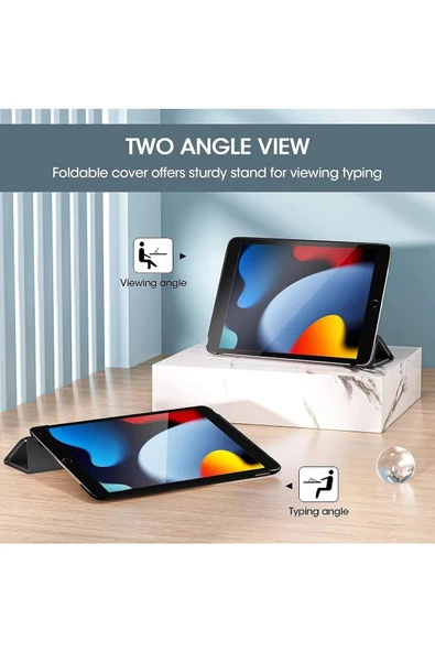 Honor Pad X9 11.5 Kılıf Smart Case Standlı 360 Tam Koruma Akıllı Uyku Modlu Kapak  SİYAH - 4
