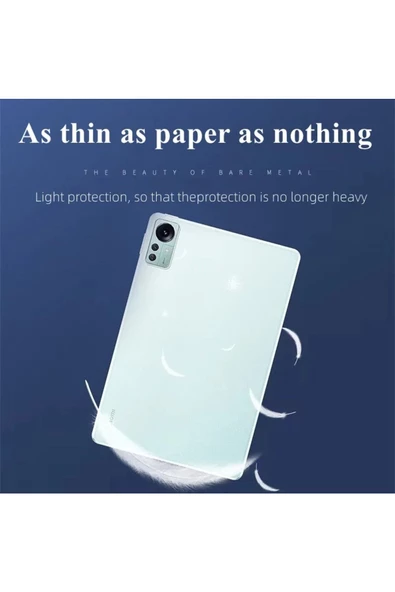 Xiaomi Redmi Pad Se 11 Inç Uyumlu Kılıf Şeffaf Silikon Süper İnce Koruyucu Tasarım Transparan - 2