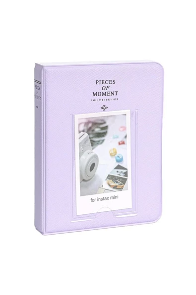 Instax Mini 12 Mor Fotoğraf Makinesi 20li Film Ve Pvc Albümlü Çantalı Seti 1 - 6