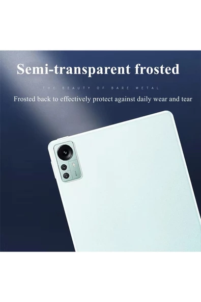 Xiaomi Redmi Pad Se 11 Inç Uyumlu Kılıf Şeffaf Silikon Süper İnce Koruyucu Tasarım Transparan - 4