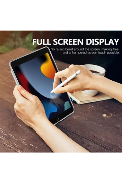 Apple Ipad 8. Ve 9. Nesil 2020 /2021 10.2 Inç Tablet Flip Smart Standlı Akıllı Kılıf Smart Cover  Petrol Yeşili - Resim 5