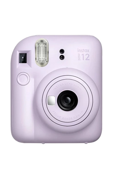 Instax Mini 12 Mor Fotoğraf Makinesi 10'lu Film ve Jean Çantalı Hediye Seti 66 - 2