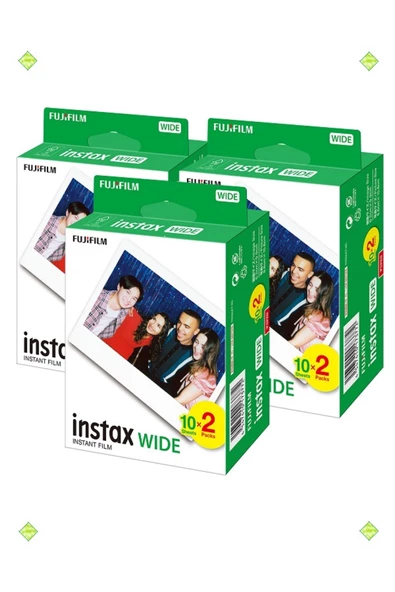 Instax Wide 20'li Film 3'lü Set 60 Poz