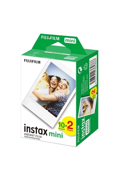 Instax Mini 12 Beyaz Fotoğraf Makinesi Ve 20'li Mini Film - 8