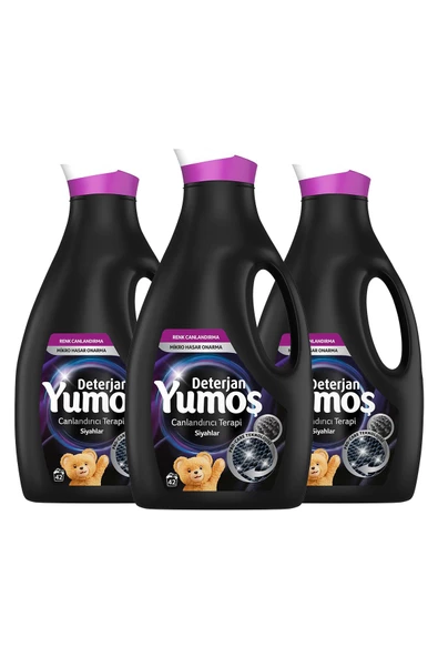Yumoş Siyah ve Koyu Renkli Giysiler için Sıvı Çamaşır Deterjanı 3 x 2520 ML - 2