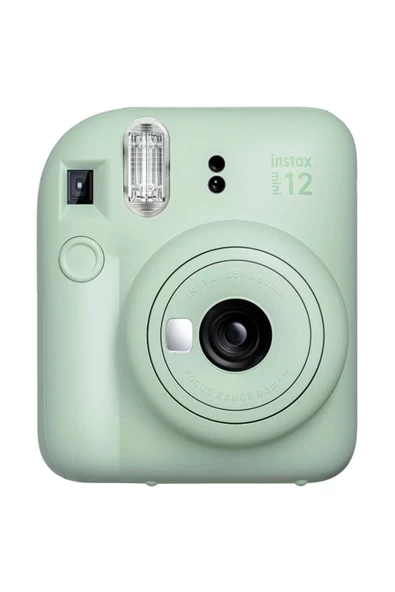 Instax Mini 12 Yeşil Fotoğraf Makinesi 10'lu Film ve Jean Çantalı Hediye Seti 66 - 2