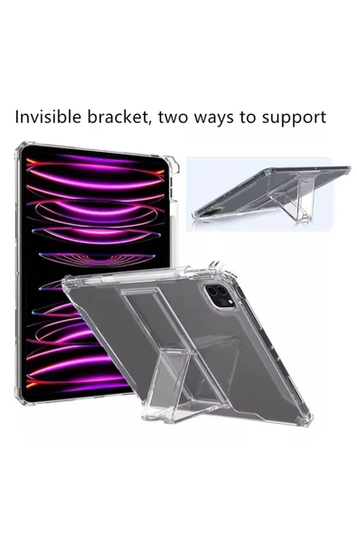 Apple Ipad Pro 4. Nesil M2 2022 11 Inç Tablet Uyumlu Flip Smart Standlı Akıllı Kılıf Smart Cover  Petrol Yeşili - 12