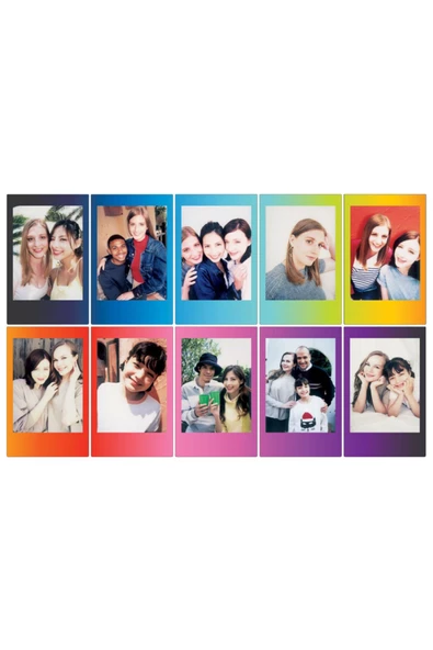 Instax Mini Rainbow 10'lu Film - 3