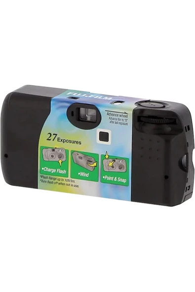 Tek Kullanımlık 27pozluk Analog Fotoğraf Makinesi Çekat Fotoğraf Makinesi - 2
