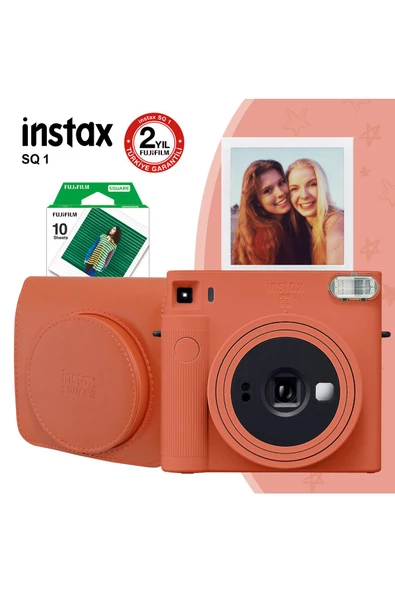 Instax Sq1 Terracotta Turuncu Fotoğraf Makinesi Ve Hediye Seti 3