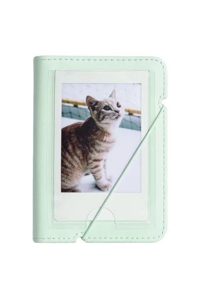 Instax Mini 12 Yeşil Fotoğraf Makinesi-20'lu Film-mini Albüm Ve Deri Kılıf Seti - Resim 4