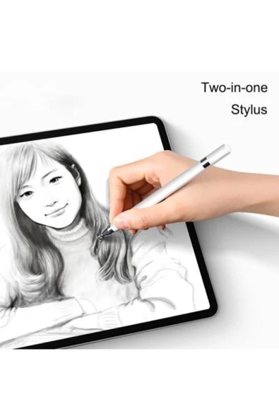 Samsung Galaxy Tab A8 10.5 Sm-x200 Uyumlu Dokunmatik Kalem Tablet Ve Telefon Için Çizim Kalemi - 4