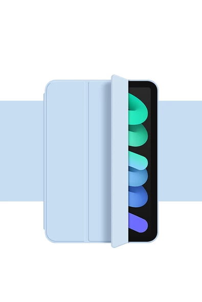 Apple Ipad Pro 4. Nesil M2 2022 11 Inç Tablet Uyumlu Flip Smart Standlı Akıllı Kılıf Smart Cover  Petrol Yeşili - 3