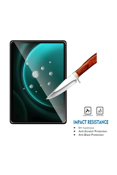 Samsung Galaxy Tab S9 Fe 10.9 Inç Nano Kırılmaz Ekran Koruyucu Şeffaf Cam Tam Uyumlu Sm-x510 - 5