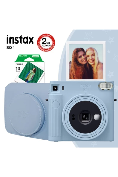 Instax Sq1 Buz Mavi Fotoğraf Makinesi Ve Hediye Seti 3