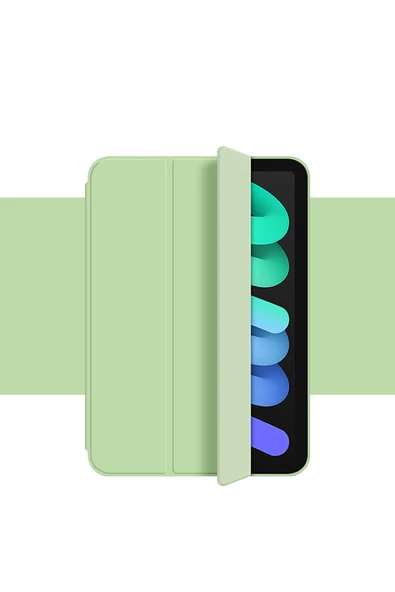 Apple Ipad Pro 4. Nesil M2 2022 11 Inç Tablet Uyumlu Flip Smart Standlı Akıllı Kılıf Smart Cover  Petrol Yeşili - 6