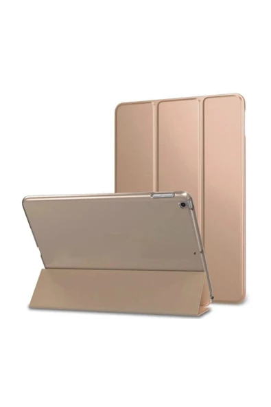 Apple Ipad 8. Ve 9. Nesil 2020 /2021 10.2 Inç Tablet Flip Smart Standlı Akıllı Kılıf Smart Cover  Vizon