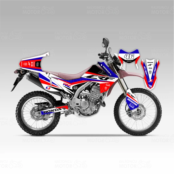 Honda CRF 250 L HRC LINE Desing Sticker Set ürün görseli