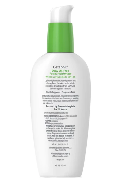 Cetaphil Yağsız Günlük Yüz Nemlendiricisi SPF35 88ML - Resim 3