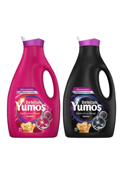 Yumoş Renkliler + Siyah Koyu Renkliler için Sıvı Deterjanı 2 x 2520 ML - 2