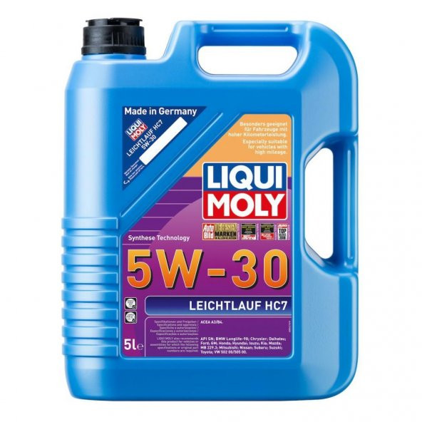Liqui Moly Leichtlauf HC7 5W-30 5 Lt (8542) Motor Yağı