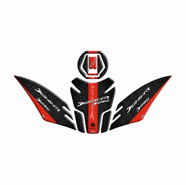 Bajaj Dominar D 250 Tank Pad Kırmızı ürün görseli