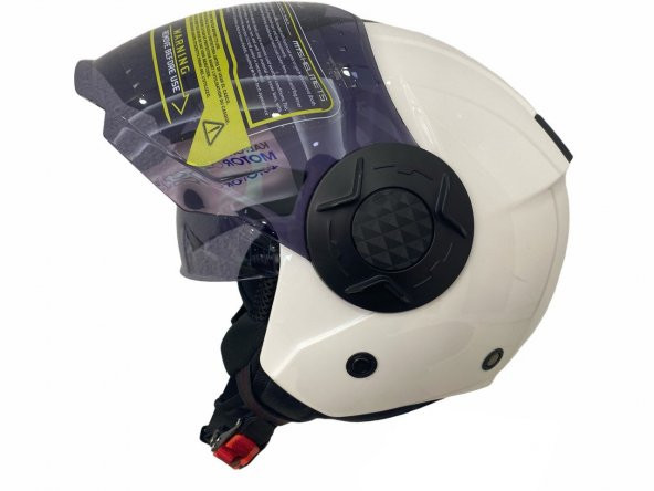 MT`s 625 Açık Kask Parlak Beyaz - 2
