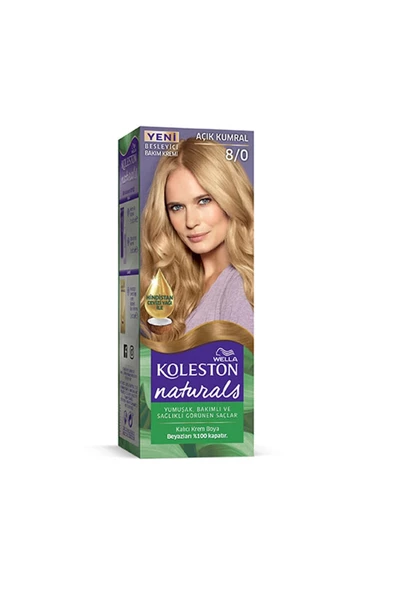 Naturals Saç Boyası Açık Kumral 8/0