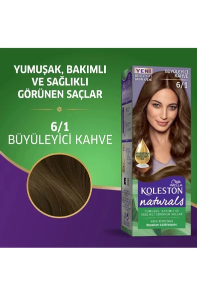 Naturals Saç Boyası Büyüleyici Kahve 6/1 2x Paket - 2