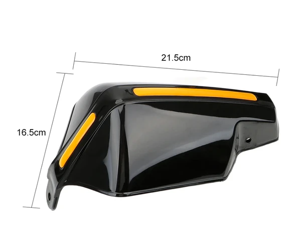 Mondial Drift 125 L Siyah El Koruma Rüzgarlığı - Resim 3