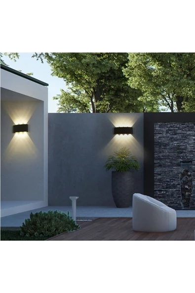 Fico Home Modern Tasarım Ithal Led Aplik Iç Ve Dış Ortam Kullanım Şık Görsellik Katar - 3