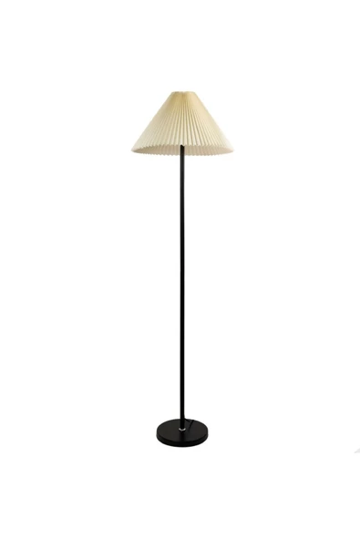 burenze Modern Tasarım Umbrella Abajur Ayaklı Lambader Siyah
