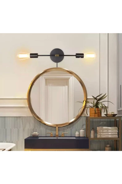 burenze Modern Aplik Cotto Mat Siyah Aplik Şık Görsel E27 Duylu - 3