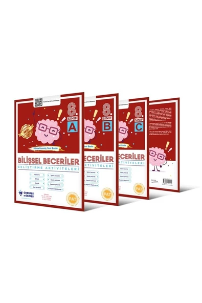 Pat Yayınları Curious& Genius 8. Sınıf Bilişsel Beceriler Seli