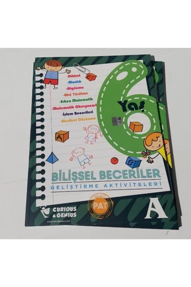 Pat 6 Yaş Bilişsel Beceriler Geliştirme Aktivite Abc 3'lü Set