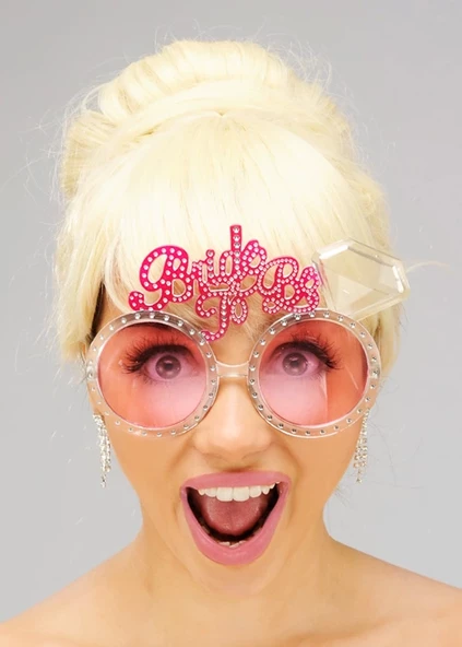 Bride To Be Bekarlığa Veda Partisi Gözlüğü Pembe Renk - 3