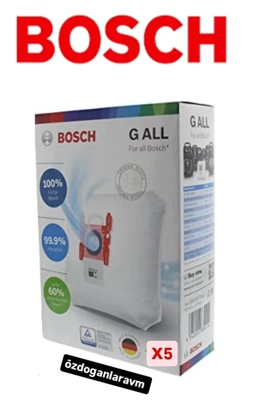 Bosch Süpürgesi Kutulu Toz Torbası