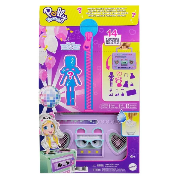 HRD65 Polly Pocket Radyo Temalı Moda Eğlencesi Oyun Seti