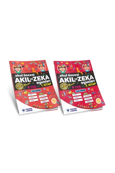 Okul Öncesi Akıl Ve Zeka Oyunları 6 Yaş Seti