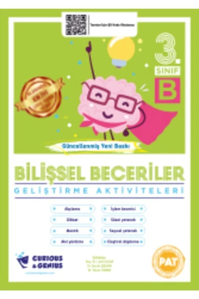 Bilişsel Beceriler Geliştirme Aktiviteleri 3. Sınıf Seti (a-b-c) 3 Kitap Güncellenmiş Yeni Baskı - Resim 3