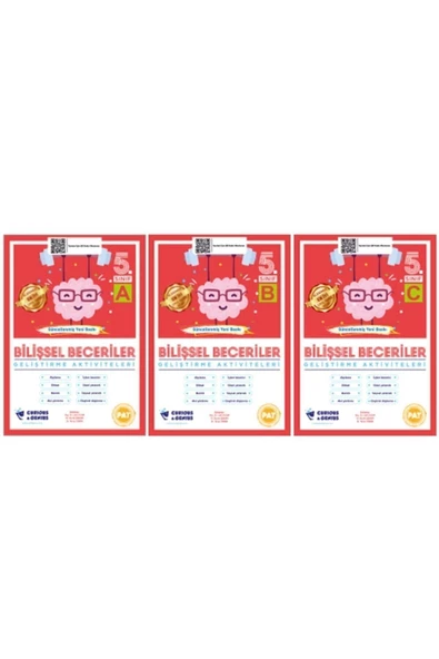 Bilişsel Beceriler Geliştirme Aktiviteleri 5. Sınıf Seti (a-b-c) 3 Kitap Güncellenmiş Yeni Baskı - 1