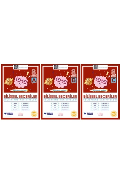 Bilişsel Beceriler Geliştirme Aktiviteleri 8. Sınıf Seti (a-b-c) 3 Kitap Güncellenmiş Yeni Baskı - 1