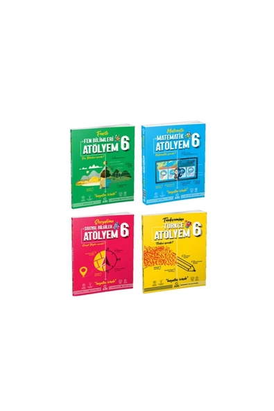 Arı Yayınları 6. Sınıf Atölyem Fen Bilimleri-matematik-sosyal Bilgiler-türkçe Set