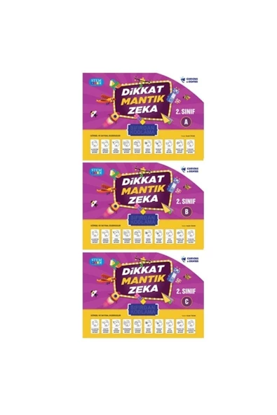 2. Sınıfa Özel Dikkat Geliştirme Ve Aktivite Setleri (3 Set Takım) (bilsem Hazırlık) - 3