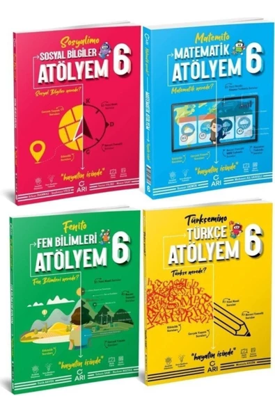 Arı 6.sınıf Atölyem Seti 4 Kitap