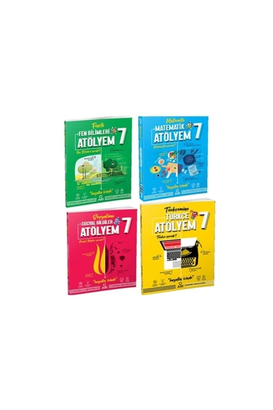 Arı Yayınları 7. Sınıf Atölyem Fen Bilimleri Türkçe Sosyal Matematik Set